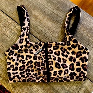 Good American Zipper Sports Bra: Sz-1